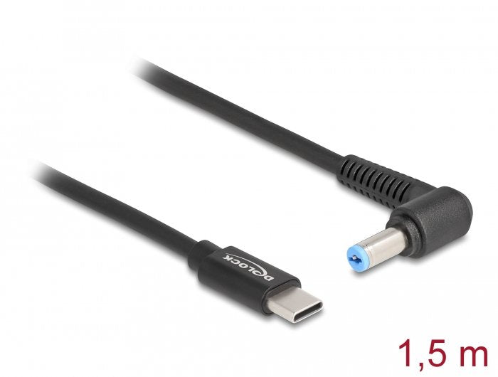 Delock 87976 Cable De Carga Para Portátiles Usb Type-C Macho A Acer 5,5 X 1,7 Mm Macho