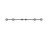 Wago 2202-1401 4-Leiter-Durchgangsklemme ,Mit Drcker,2,5mm,Grau