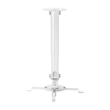 Aisens Soporte Universal Giratorio - Inclinable Y Extensible De Techo Para Proyector - Hasta 13.5kg - Blanco