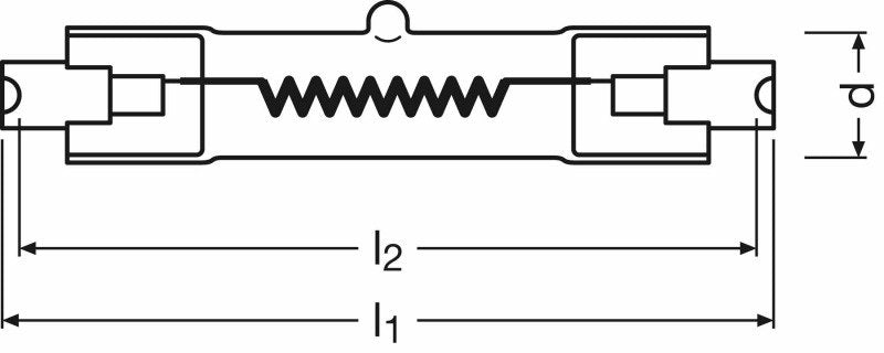 Osram 64572 Lámpara Halógena 1000 W R7s B
