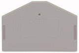 Wago 280-312 Abschluss-Und Zwischenplatte,2,5 Mm Dick,Grau