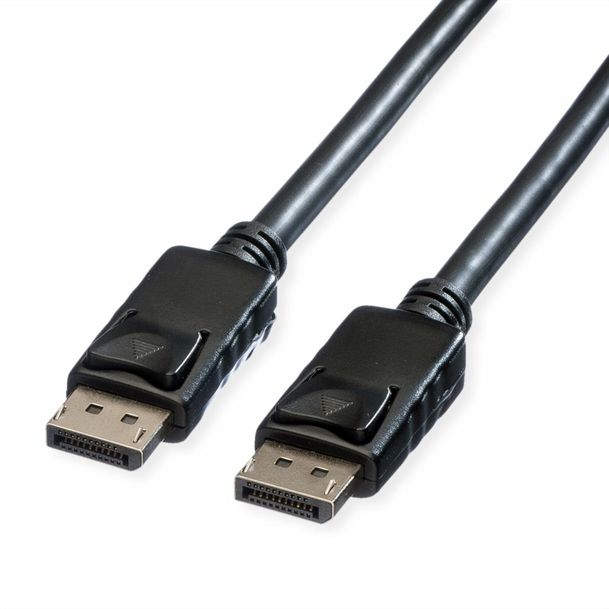 Roline Displayport Cable, Dp-Dp, V1.2, St - St, Tpe, Schwarz, 1,5 M
