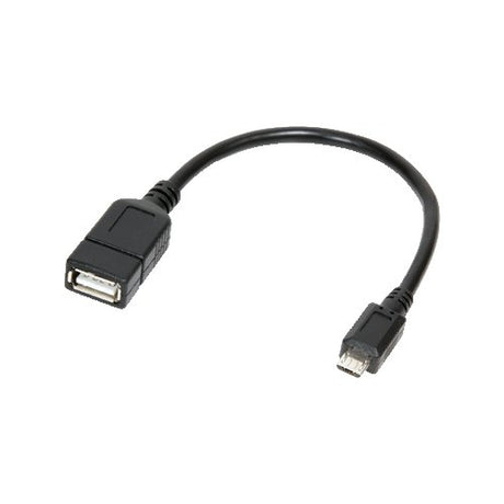 EAN 4052792012668 - LogiLink AA0035 cable USB USB 2.0 0,2 m Micro-USB B USB A Negro imagen 1