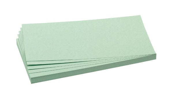 Franken Gmbh Franken - Moderationskarte - Rectangular - 9.5 X 20.5 Cm - Verde (Paquete De 500)