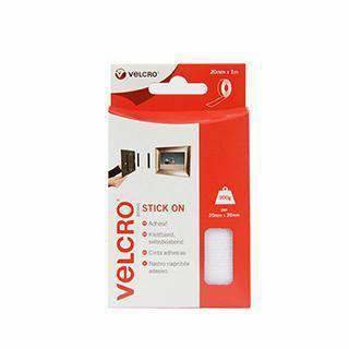 Velcro Klettband Selbstklebend, Haken & Flausch 20mm X1m Wei