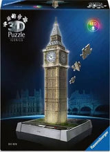 Ravensburger 3d Puzzle Iconics: Big Ben - Con Luz 216 Partes 12008025