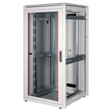 Roline 19-Zoll Netzwerkschrank Pro 32 He, 800x800 Bxt Glastr Grau