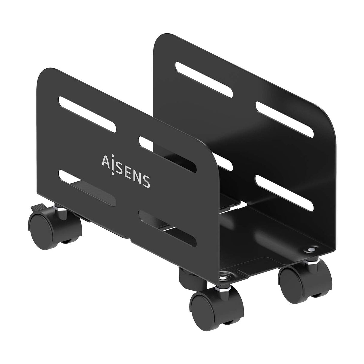 Aisens Soporte Metálico Ajustable De Suelo Para Cpu, Negro