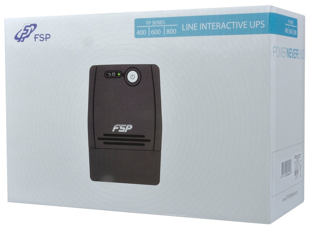 EAN 4711140489247 - FSP FP 600 sistema de alimentación ininterrumpida (UPS) 0,6 kVA 360 W 2 salidas AC imagen 4