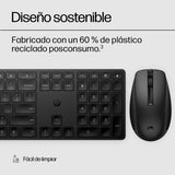 EAN 0196188141182 - HP 650 Wireless Keyboard and Mouse Combo Black teclado Ratón incluido Hogar RF inalámbrico Negro imagen 5