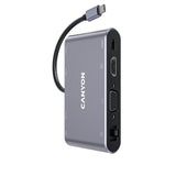 Hub 8 Puertos Usb-C Gris Canyon