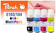 EAN 7640460545227 - Peach 321330 cartucho de tinta 4 pieza(s) Compatible Rendimiento estándar Negro, Cian, Magenta, Amarillo imagen 1