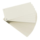 Herlitz 10843654 Divisor Cartón Blanco 100 Pieza(S)
