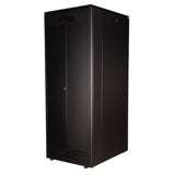 Roline 19-Zoll Netzwerkschrank Pro 42 He, 800x1000 Bxt Glastr Schwarz
