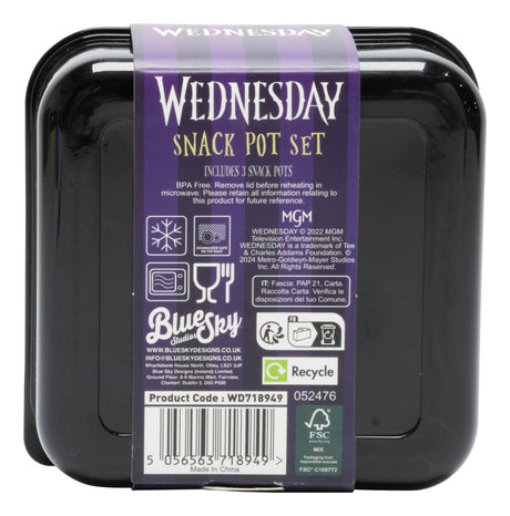 EAN 5056563718949 - Thumbs Up WD718949 recipiente de almacenar comida Plaza Contenedor Negro, Multicolor 3 pieza(s) imagen 2