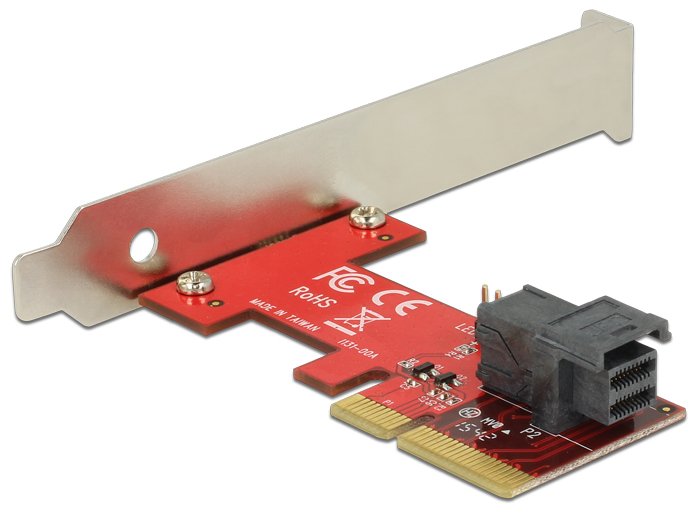 Delock Tarjeta Pci Express X4  1 X Sff-8643 Nvme Interna - Bajo Perfil
