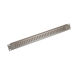 1u 19" Screw Type, Vented  Blank Panel White