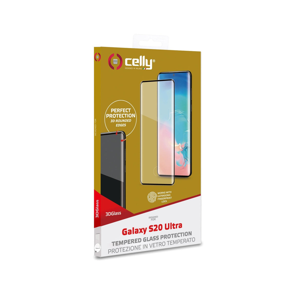 Celly 3dglass991bk Protector De Pantalla Teléfono Móvil/Smartphone Samsung 1 Pieza(S)