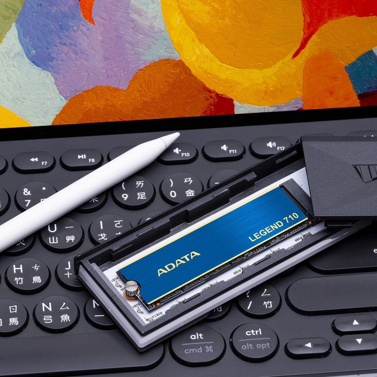 Disco Ssd Adata Legend 710 M.2  512gb Pcie Gen4x4 2280 R/W: 2400/1800mb/S Nvme 1.4