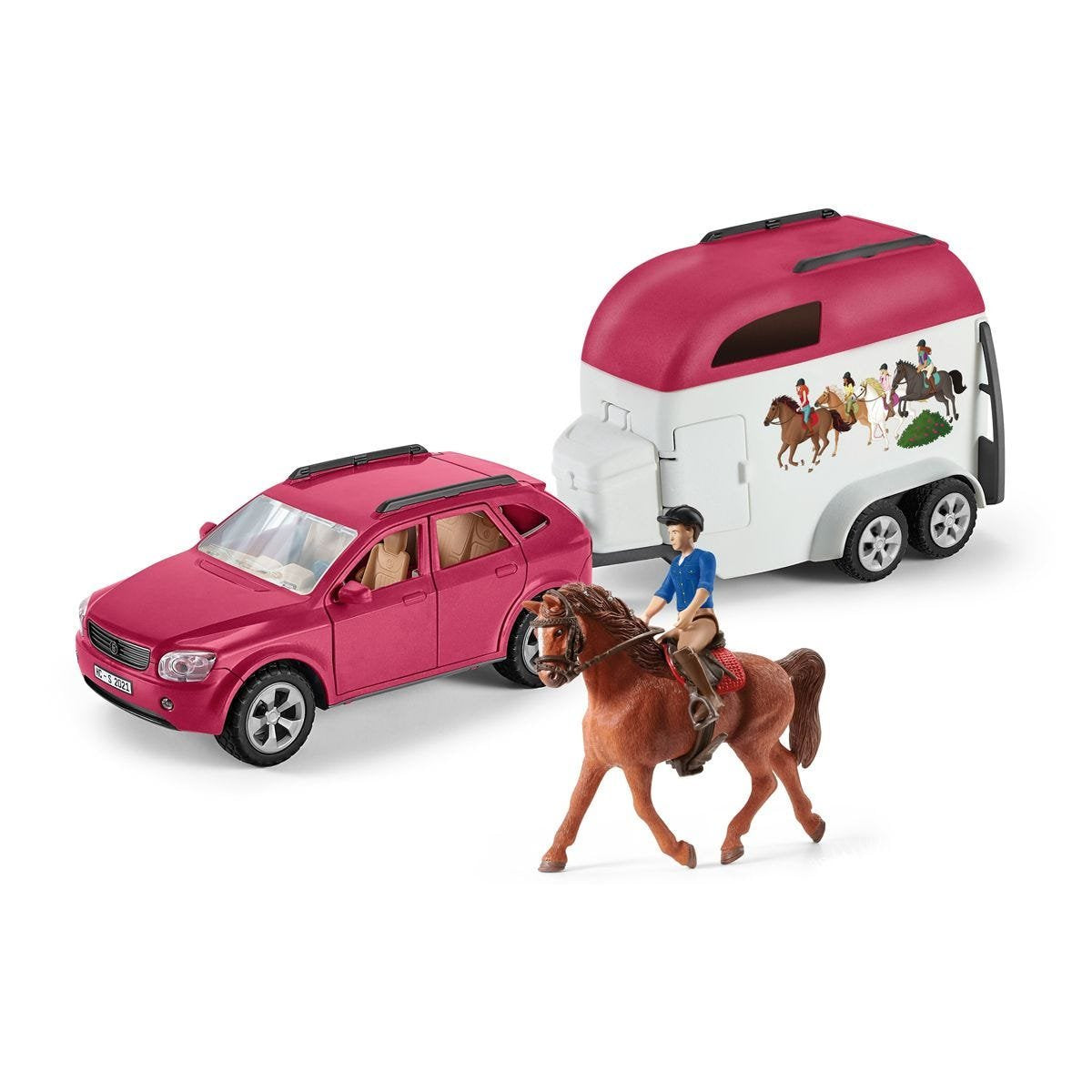 Schleich Horse Club Suv Con Remolque 72223