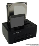 Lc-Power Lc-Dock-U3-Cr Base De Conexión Para Disco Duro Usb 3.2 Gen 1 (3.1 Gen 1) Type-A Negro