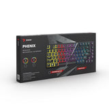 EAN 5901986048541 - Savio Phenix SAVGK- RED teclado Juego USB + RF Wireless + Bluetooth QWERTY Inglés de EE. UU. Negro imagen 8