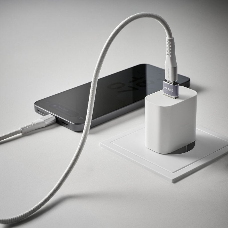 Intenso 3-Pack Usb Adaptador Usb-A -> Usb-C C480c Aluminium