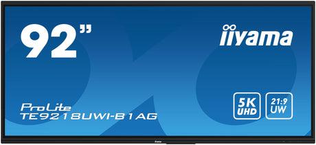 EAN 4948570124305 - iiyama TE9218UWI-B1AG pantalla de señalización Panel plano interactivo 2,32 m (91.5") LED Wifi 500 cd / m imagen 1