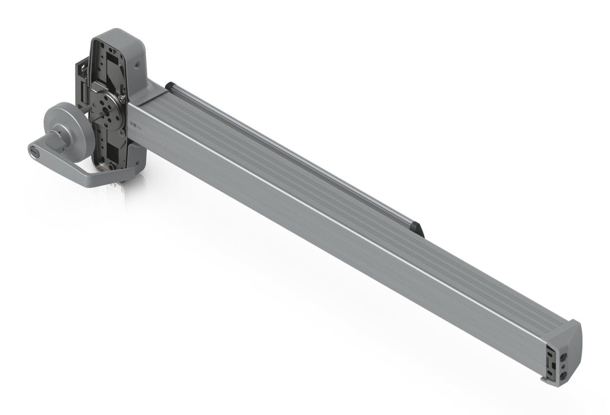 A Single-Latched Bar  Installed On Emergency Exit