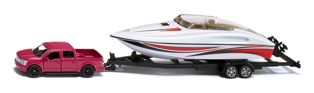 Siku Super Ford F150 Con Bote De Motor, Vehículo Modelo 10256800000