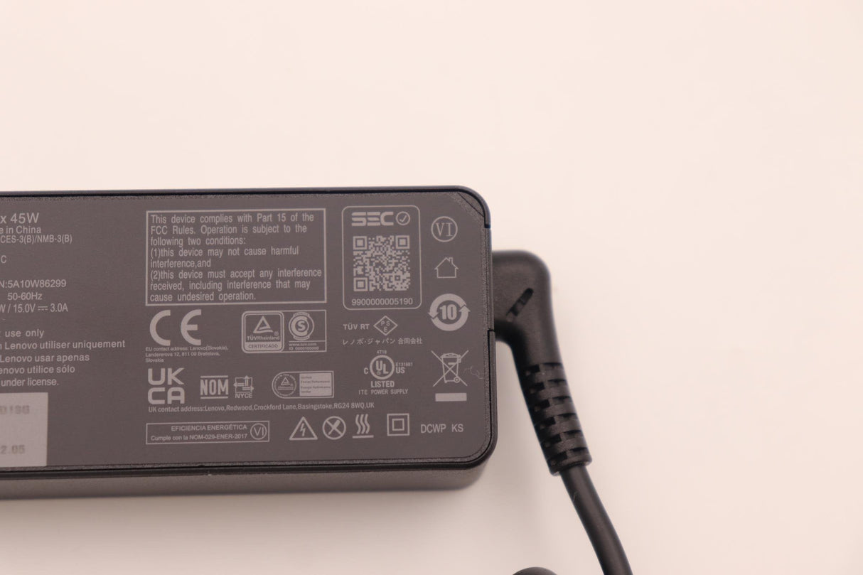 45w Ac Power Adapter For  Lenovo Notebooks