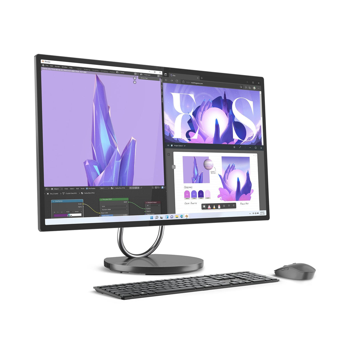 All In One Lenovo Yoga Aio 9 32irh8 Intel® Core I9 I9-13900h 80 Cm (31.5") 3840 X 2160 Pixeles Pc Todo En Uno 32 Gb Lpddr5-Sdram 1 Tb Ssd Nvidia Geforce Rtx 4050 Windows 11 Home Wi-Fi 6e (802.11ax) Gris