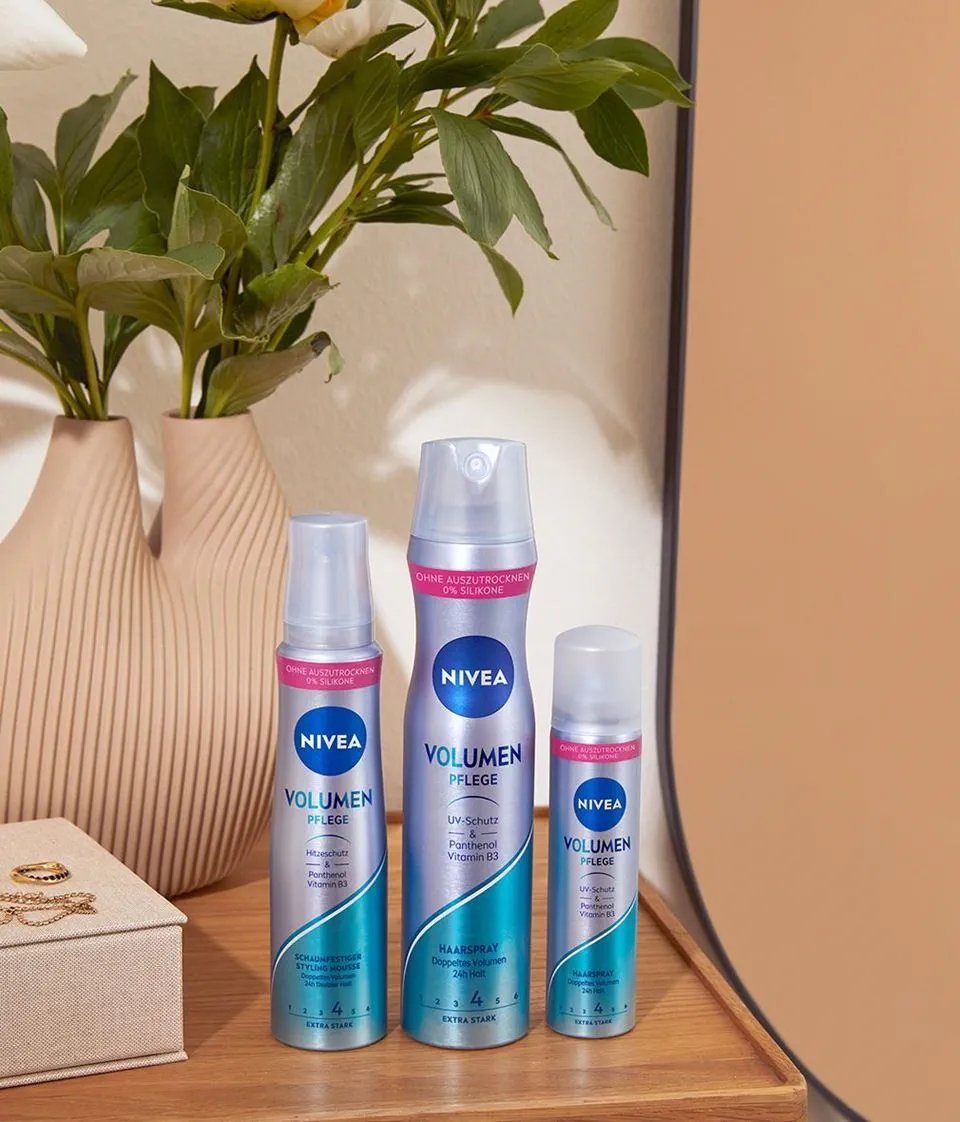Nivea Volume & Hold Styling Spray 75,0 Ml