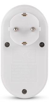 Entac Meckdosenadaptador + 2x Usb-A Blanco