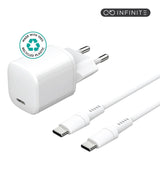 Infinite Charger Kit Pd 20w - Charger With 1,5m Usb-C To - Usb-C Cable - Warranty: 24m