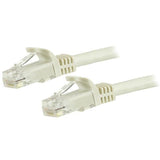 7.5 M Cat6 Cable White         Cabl Snagless - 24 Awg Copper Wire