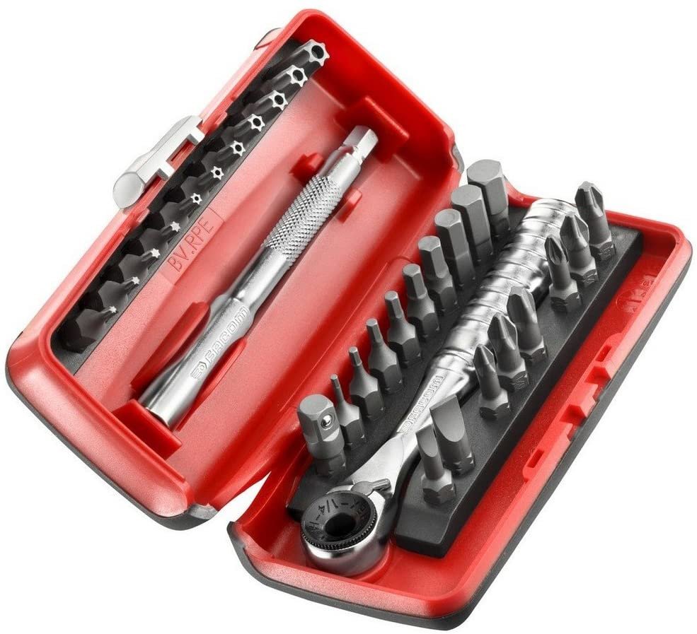 Llave De Carraca Y Puntas ¼ Pulg, 31 Piezas