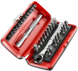 Llave De Carraca Y Puntas ¼ Pulg, 31 Piezas
