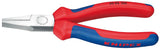 Alicates Planos Knipex 20 02 160, Alicates De Agarre Rojo/Azul, Superficies De Agarre Dentadas 2002160