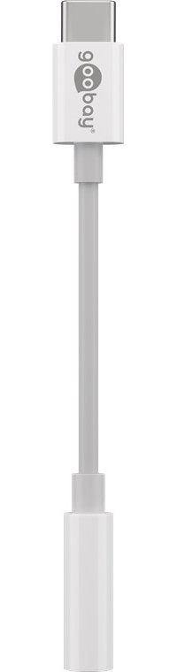 Cable De Audio - Usb-C Macho A 3,5 Mm Hembra  Blanco