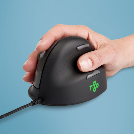 EAN 8719274490463 - R-Go Tools RGOHELA ratón mano derecha USB tipo A Óptico 2400 DPI imagen 1