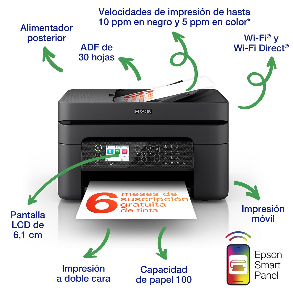 EAN 8715946702568 - Epson WorkForce WF-2950DWF imagen 4