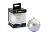 Altavoz Bluetooth Conceptronic Tariq Bola De Navidad Con Luz Led Tws Color Plata