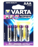 Varta  4 Pilas Ultra Lithium Micro Aaa Lr 03