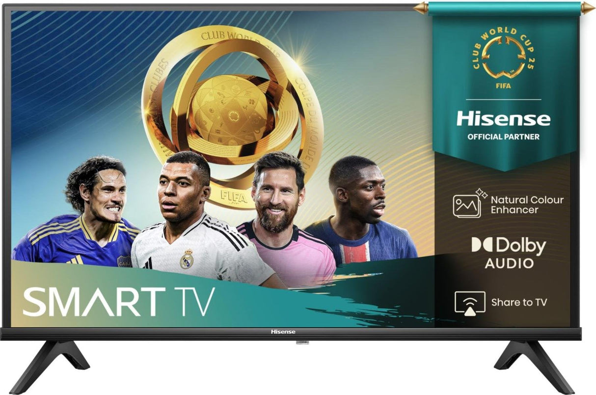 Hisense 32e4qt, Tv Led 80 Cm (32 Pulgadas), Negro, Wxga, Sintonizador De Triple, Televisión Inteligente 32e4qt
