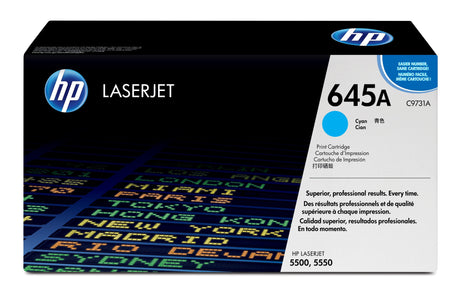 EAN 0088698445419 - HP 645A Cyan Original LaserJet Toner Cartridge cartucho de tóner 1 pieza(s) imagen 1