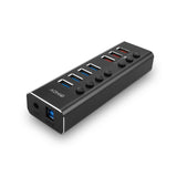 EAN 4002888433716 - Lindy 43371 hub de interfaz USB 3.2 Gen 1 (3.1 Gen 1) Type-B 5000 Mbit/s Negro imagen 4