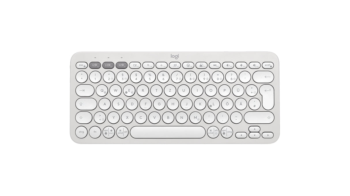 EAN 5099206111080 - Logitech 920-011796 teclado Universal Bluetooth QWERTZ Alemán Blanco imagen 1