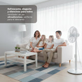Ventilador De Pie Grunkel Fs-14t 25w 7 Aspas 35cm 12 Velocidades