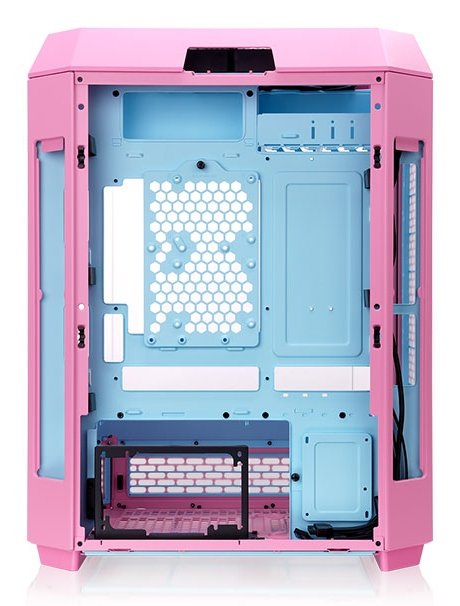 Cajas  Pc Thermaltake Ca-1z1-00mawn-00, Rosa Neón